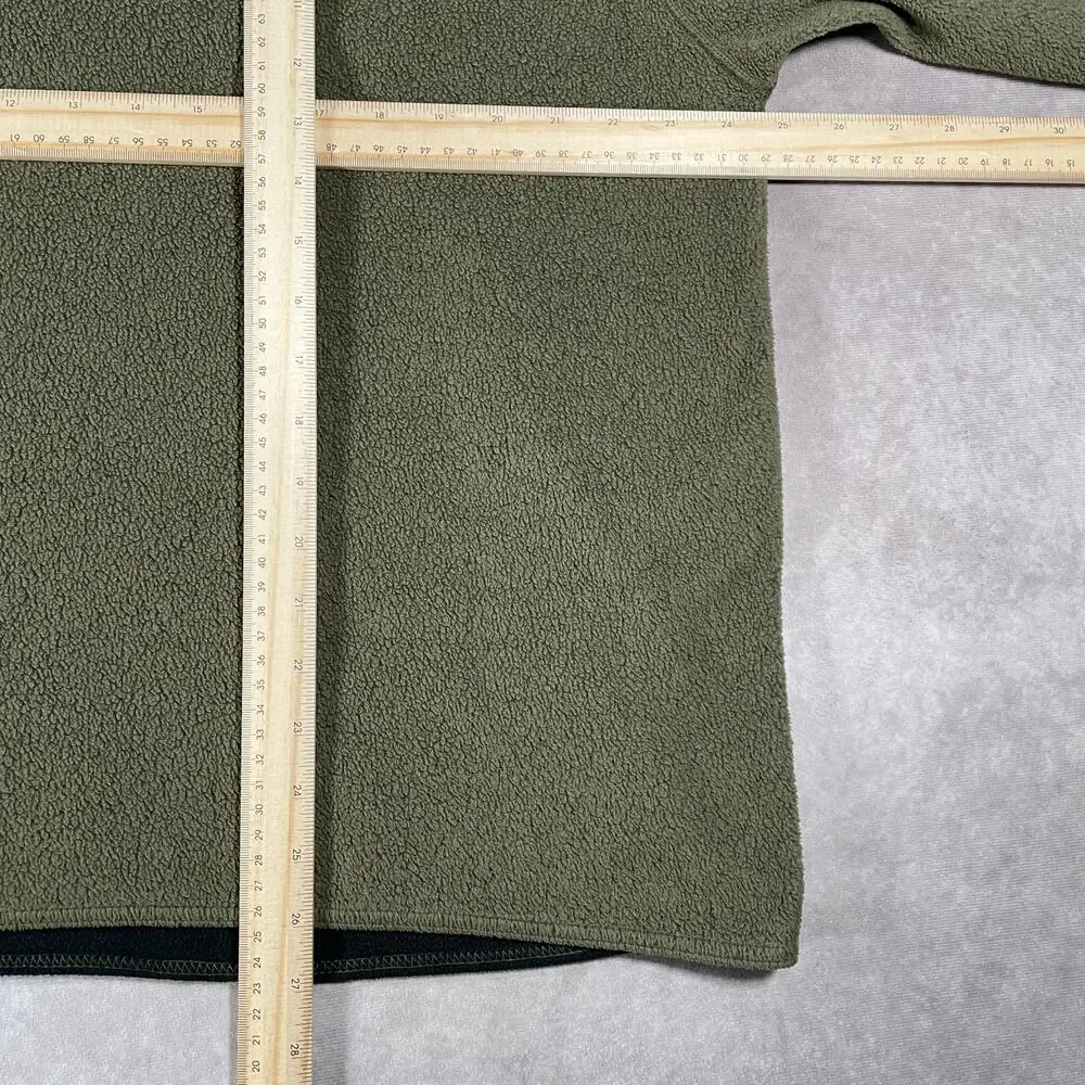 Vintage Polo Sport by Ralph Lauren Olive Green Pullover Fleece Polartec Sweater